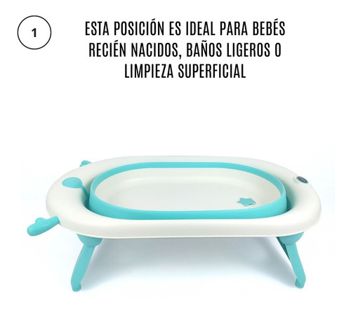 Bañera Tina Para Bebe Plegable + Cojin Marca Induhogar