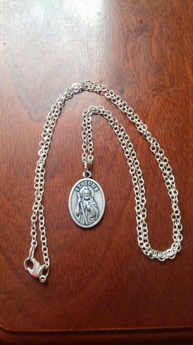 Collar Con Dije Medalla De San Judas Tadeoentrega En Envío