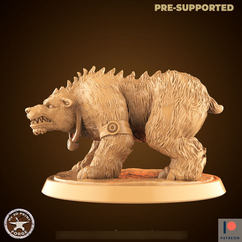 Miniatura Tauren Druida Forma De Oso World Of Warcraft