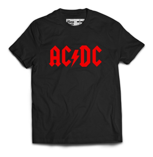 Imagem 1 de 1 de Camiseta Acdc Ac/dc Banda Rock Heavy Metal Simbolo Logo