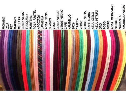 36 Pares De Agujetas Mayoreo Para Tenis Botas Zapatos
