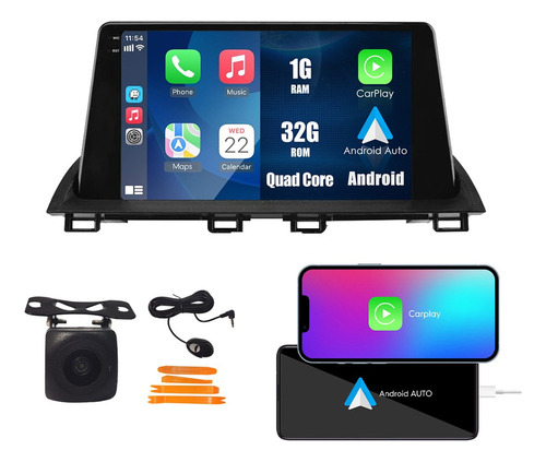 Radio Estéreo Android Para Mazda 3 Axela 2013-2018 1+32g Cp.