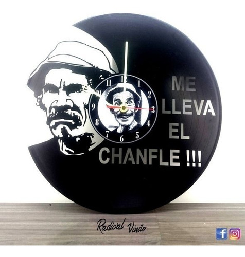 Reloj De Vinilo Don Ramon El Chavo Del 8 Regalos Decoracion 