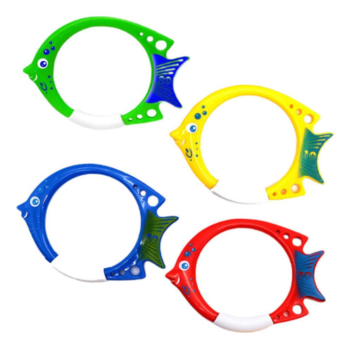 Juguetes De Anillos De Peces, 4 Anillos De Peces De Buceo