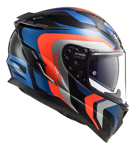 Capacete Ff327 Challenger Galactic Ls2