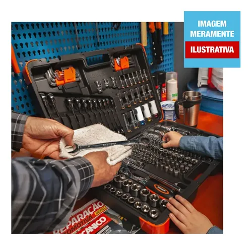 Jogo Oficina Master Maleta 178 Peças Gedore Robust 5000r