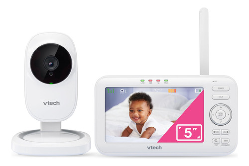 Vtech Vm Monitor De Bebé Con Video Digital De 5 Pulgadas C. Color Gris