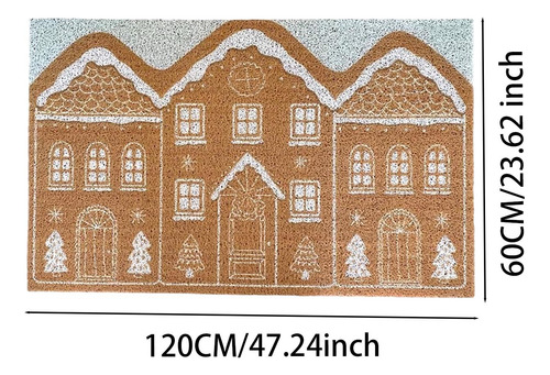 Felpudo De Bienvenida Navideño, Felpudo De 60cm X 120cm