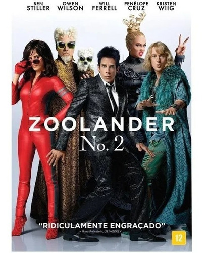 Dvd - Zoolander 2 - ( 2016 ) - Ben Stiller - Lacrado