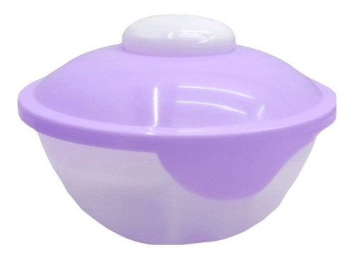 Bowl Recipiente Contenedor Ensalada C/porta Condimento Color