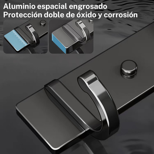 2pzs Percheros Pared Multifunción 8 Ganchos De Llave Y Gorra Acero Inoxidable, Duradero Y Duradero, Versátil Y Ahorro De Espaciogomita