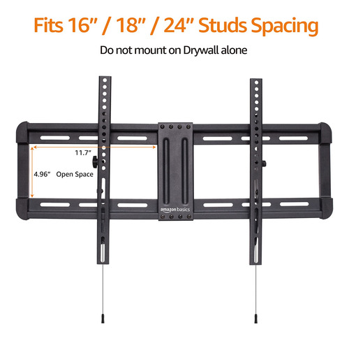Suporte De Parede Para Tv Amazon Basics Tilt Para Tvs De 32-