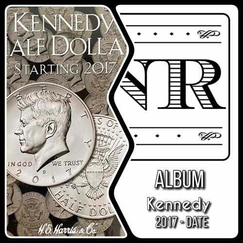 Álbum Monedas Medio Dolar Eeuu - P & D - Desde 2017 - Kenne