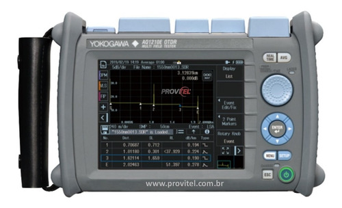 Imagem 3 de 3 de Otdr Sm 1310/1550/1625nm 37/35/35db Aq1210e-acs/pc Yokogawa