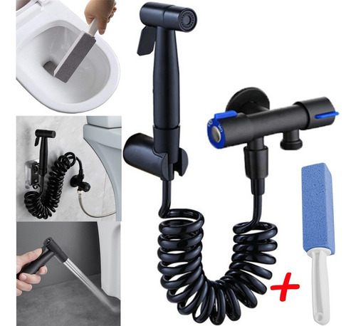 Grifo Para Inodoro Con Válvula Angular De Doble Salida+cepil