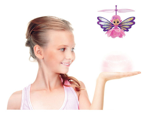 Hada Flotante En La Palma Fairy Wings Silverlit Flybotic