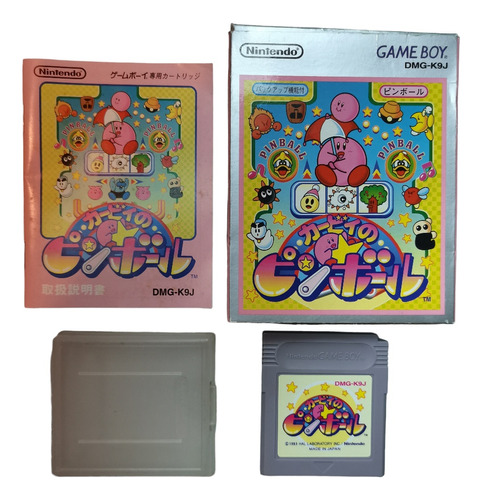 Kirby's Pinball Land Versión Japonesa Con Caja Y Manual Gb 
