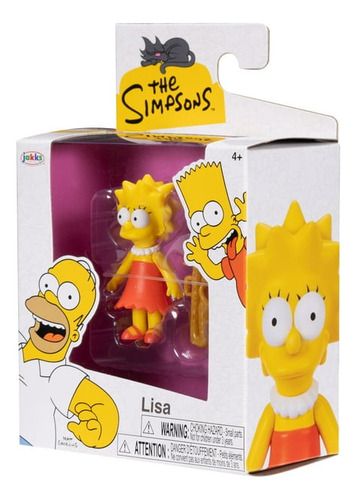The Simpsons - Figura De Lisa Con Saxofon - Mide 5 Cm Alto