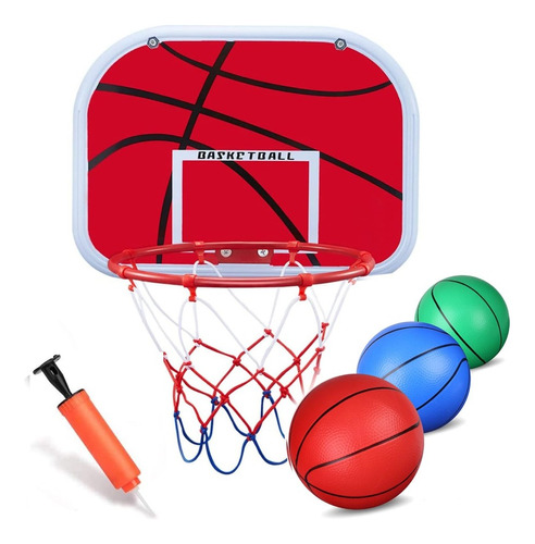 Juego De Mini Aro Baloncesto Interiores Para Niños- Anzmtosn