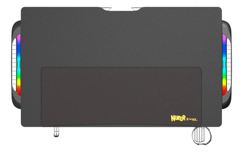 Mesa Gamer Nuker Escrivaninha Com Mouse Pad Suporta 120kg