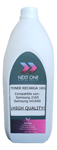 Recarga Toner 1kg Samsung 2165 Type 101 Y Ml1640