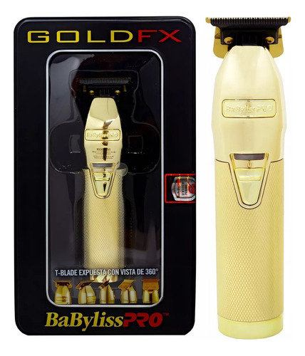 Kit Patillera Gold Fx787 Skeleton Babylisspro+5 Papel Cuello