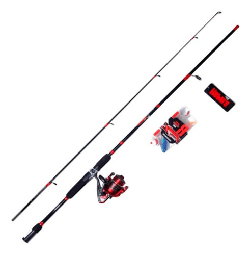 Combo Caña De Pescar +carrete+ Accesorios, Marca Rapala, Etk