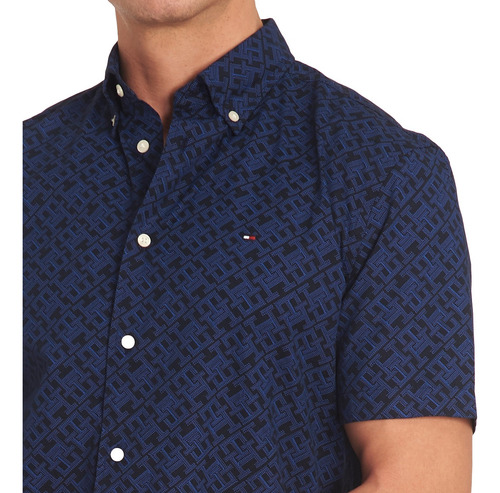 Tommy Hilfiger Camisa Moda Caballero Mw0mw38954