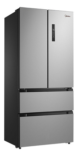 Heladera Inverter No Frost Midea French Door Rf-f17xar1 Inox Inox