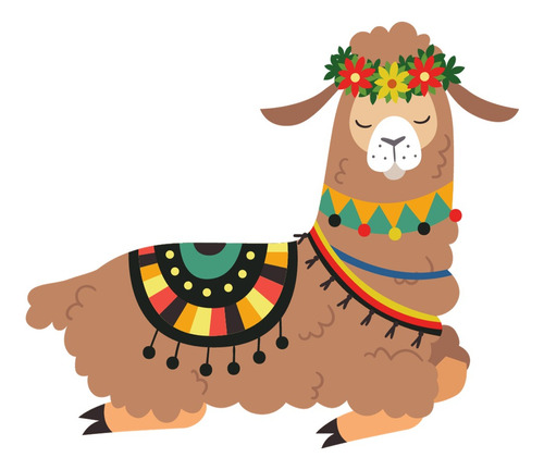 Tarjeta Cumpleaños Digital Animales Tribal Etnico