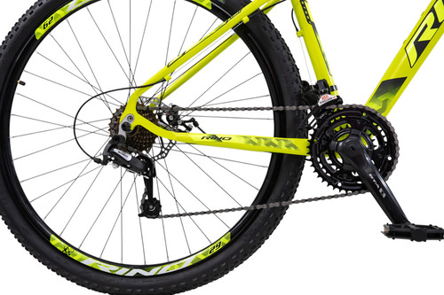Bicicleta Aro 29 Alumínio 24v Rino Start Mtb Disco Suspensão Cor Amarelo Neon Tamanho Do Quadro 21