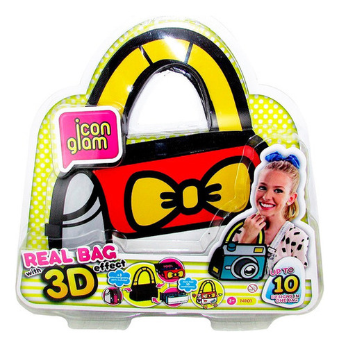 Cartera Infantil Decora 3d Icon Glam Toy New 14101 Bigshop 