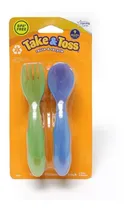 Comprar Juego De Cubiertos Para Niños-bebes 12 Pzas Take & Toss