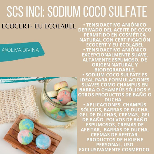 Scs  Tensiactivo Sodium Coco Sulfate Perú Kilo 