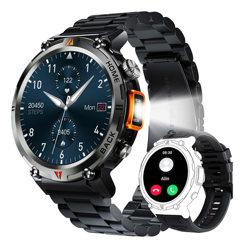 Ke3 Smartwatch 3atm Militar Deportivo Relojes Para Hombre