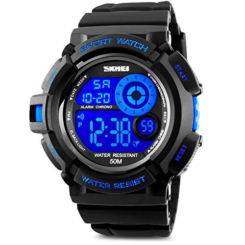 Reloj Aposon Para Hombre Ap-1222 Color Azul Pantalla