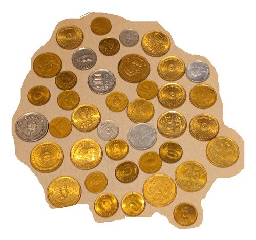 Monedas Argentinas Antiguas Varios Años Lote X40 Pesos Centa