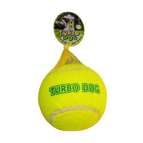 Juguete Para Perros Caucho Y Fieltro Pelota 12,7 Cm Pethome