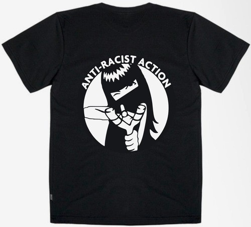 Anti Racist Action - Camiseta Personalizada 100% Algodão