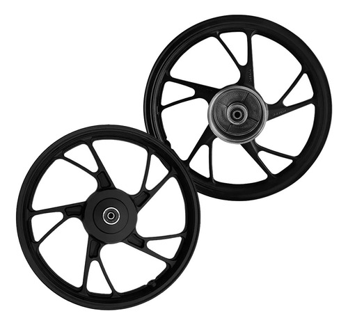 Kit Roda Shiver + 2 Pneus St600 90/90-18 80/100-18 + Brinde