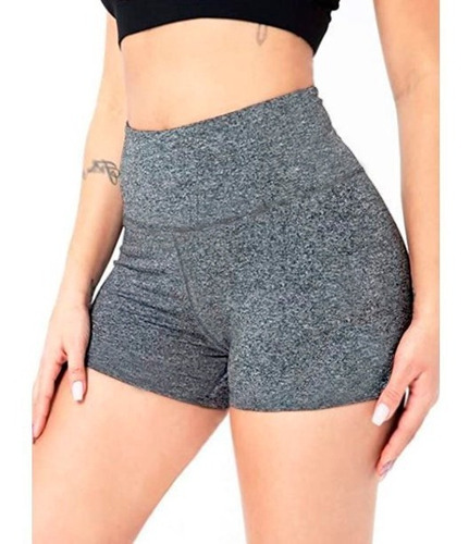 Imagen 1 de 2 de Calza Short Con Faja Alta De Lycra