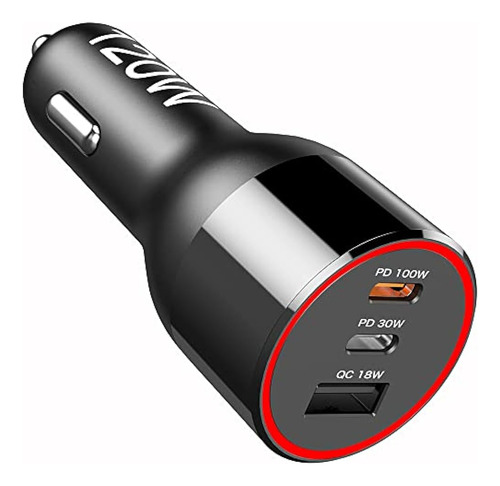 Cargador De Coche Usb C De 120 W, Urvns 100 W Tipo C Pd 30 W