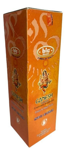 Incenso Indiano Bic Ganesh Caixa Com 8 Varetas