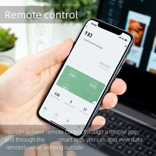 Disyuntor Inteligente Tuya Wifi Con Cierre Automático Pr