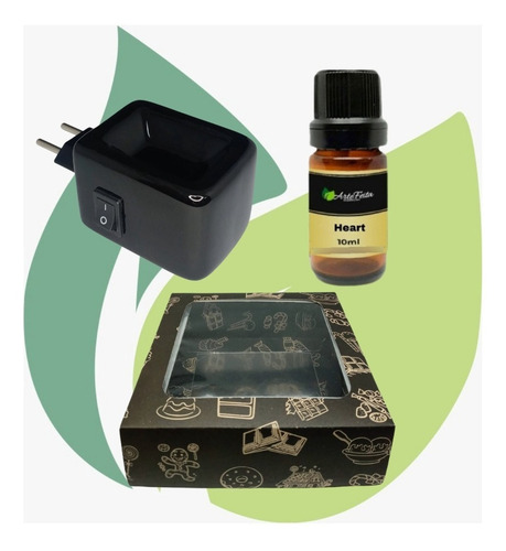 Imagem 1 de 7 de Kit Presente Difusor Elétrico Aromaterapia + Essência 10ml
