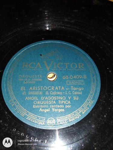 Pasta A D Agostino A Vargas Rca Victor C104