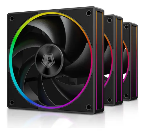 Set 3x Coolers Id-cooling Af-127-argb-k Trio Leds Argb Y Pwm