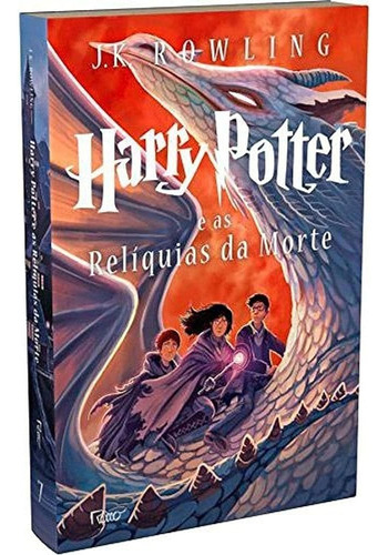 Livro Harry Potter + Varinha Em Madeira E As Relíquias Da Morte