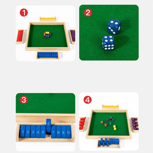 Cierre Los Accesorios, 2-6 Juego De Matemáticas Multicolor