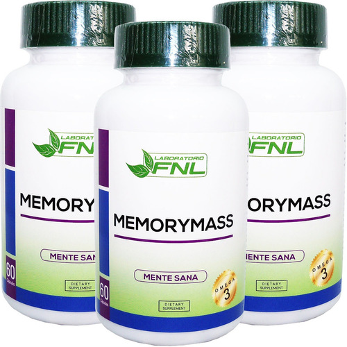 Imagen 1 de 4 de 3 X Fnl Memory Mass Aumente Su Concentracion Y Memoria 